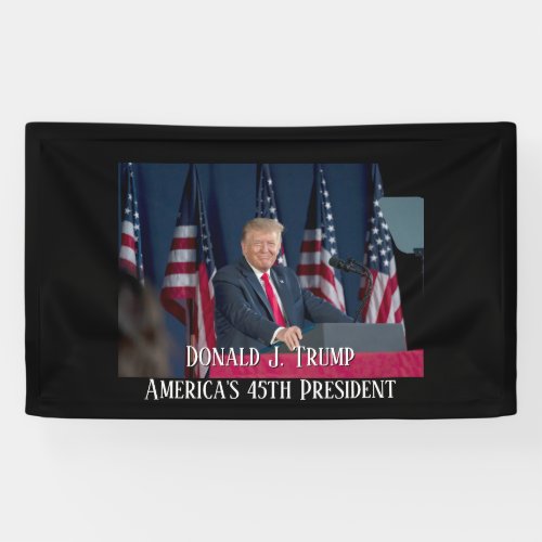 President Donald J Trump Mt Rushmore Speech Banner