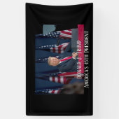 President Donald J. Trump Mt Rushmore Speech Banner (Vertical)