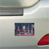 President Donald J. Trump Mt Rushmore Speech Car Magnet (In Situ)