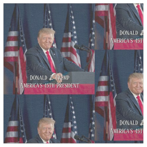 President Donald J Trump Mt Rushmore Speech Fabric