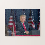 President Donald J. Trump Mt Rushmore Speech Jigsaw Puzzle