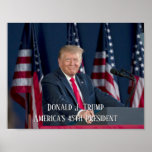 President Donald J. Trump Mt Rushmore Speech Poster