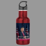 President Donald J. Trump Mt Rushmore Speech Stainless Steel Water Bottle