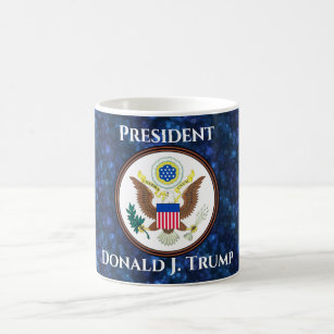 "President Donald J. Trump" & POTUS seal Coffee Mug