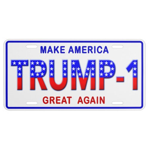 President Donald Trump _ 1 License Plate