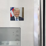 President Donald Trump 2017 Official Portrait Magnet