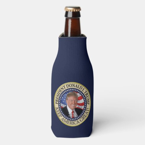 President Donald Trump 2020 Keep America Great Bottle Cooler