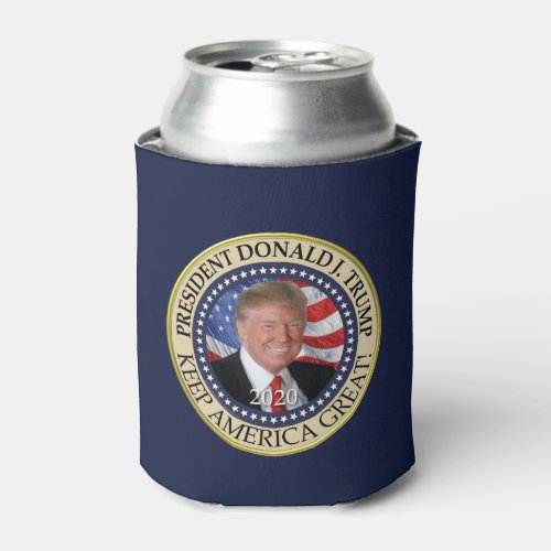 President Donald Trump 2020 Keep America Great Can Cooler
