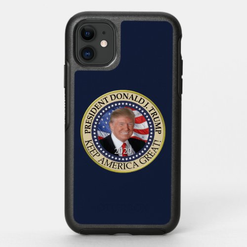 President Donald Trump 2020 Keep America Great OtterBox Symmetry iPhone 11 Case