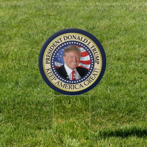President Donald Trump 2020 Keep America Great Sign