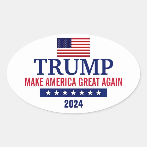 PRESIDENT DONALD TRUMP 2024 BUMPER STICKER