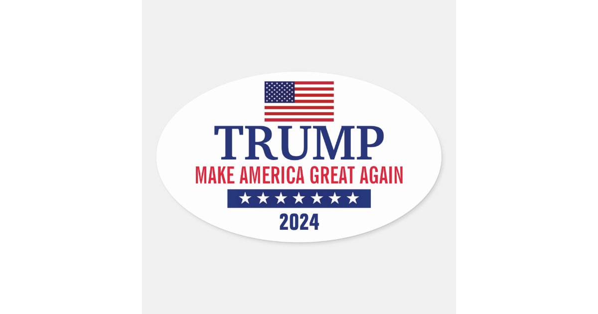 PRESIDENT DONALD TRUMP 2024 BUMPER STICKER Zazzle