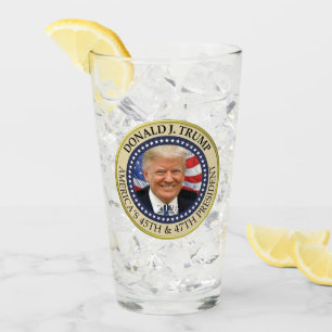 President Donald Trump 47th President 2024 Photo Glass