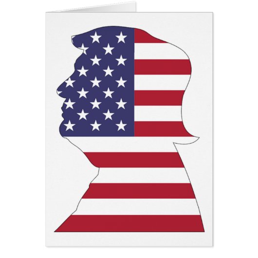 PRESIDENT DONALD TRUMP AMERICAN FLAG (Front)
