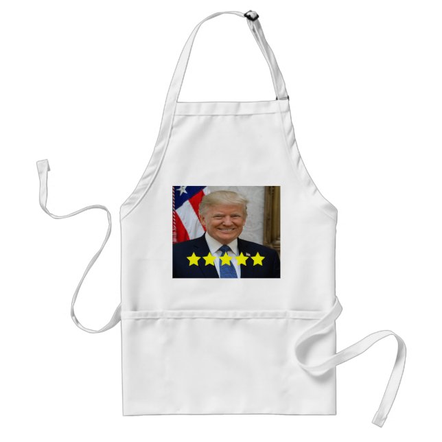 President Donald Trump Approval Rating Adult Apron (Front)