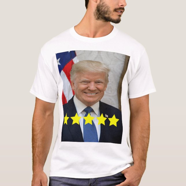 President Donald Trump Approval Rating T-Shirt (Front)