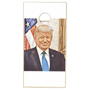 President Donald Trump Art Cornhole Set