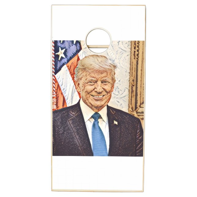 President Donald Trump Art Cornhole Set (Right)