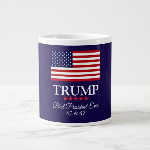 PRESIDENT DONALD TRUMP BEST PRESIDENT EVER GIANT COFFEE MUG