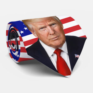 President Donald Trump - Betsy Ross Flag! Neck Tie