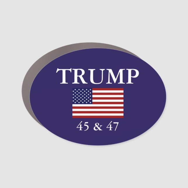 PRESIDENT DONALD TRUMP CAR MAGNET (Front)