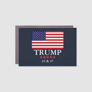 PRESIDENT DONALD TRUMP CAR MAGNET