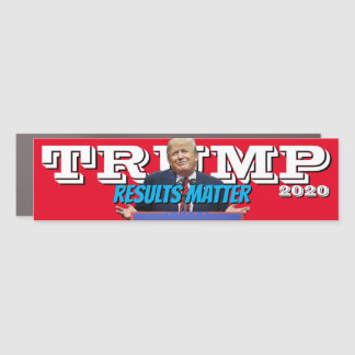 President Donald Trump car magnet "Results Matter"