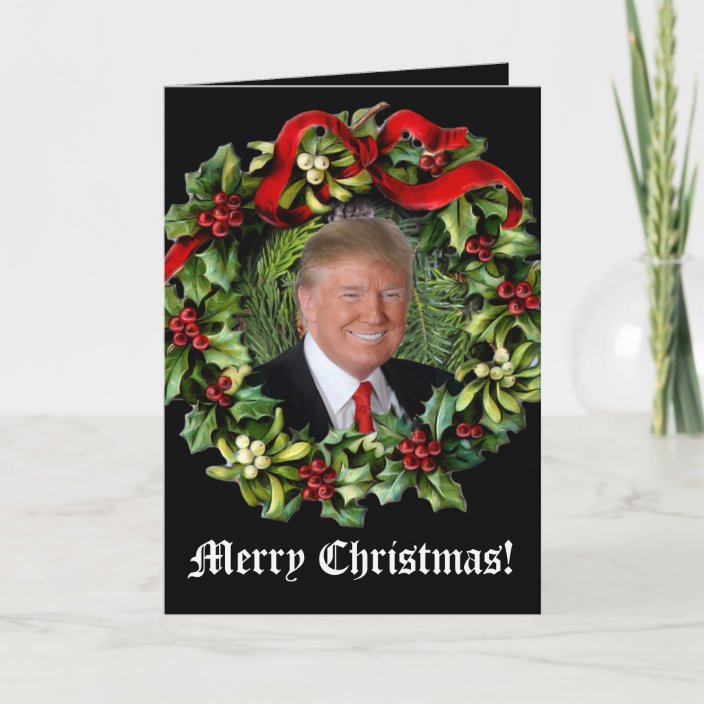 President Donald Trump Christmas Card
