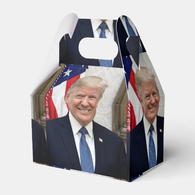 President Donald Trump Favor Boxes (Front Side)