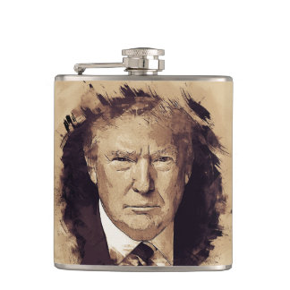 President Donald Trump Flask