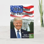 President Donald Trump Home for Christmas 2024 Holiday Card