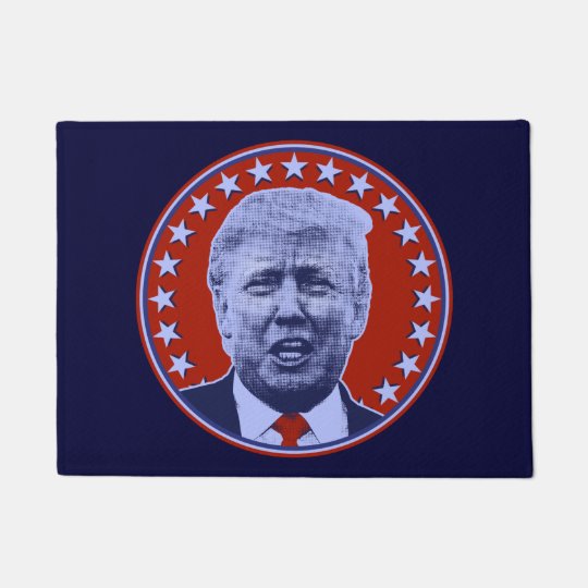 President Donald Trump in Red Doormat