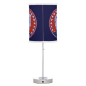 President Donald Trump in Red Table Lamp (Back)