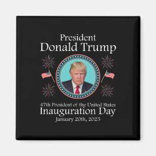 President Donald Trump Inauguration 2025 Memorabil Magnet
