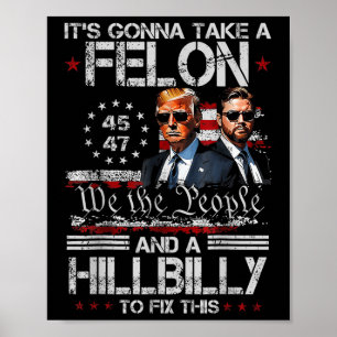President Donald Trump Inauguration 2025 Tees Trum Poster