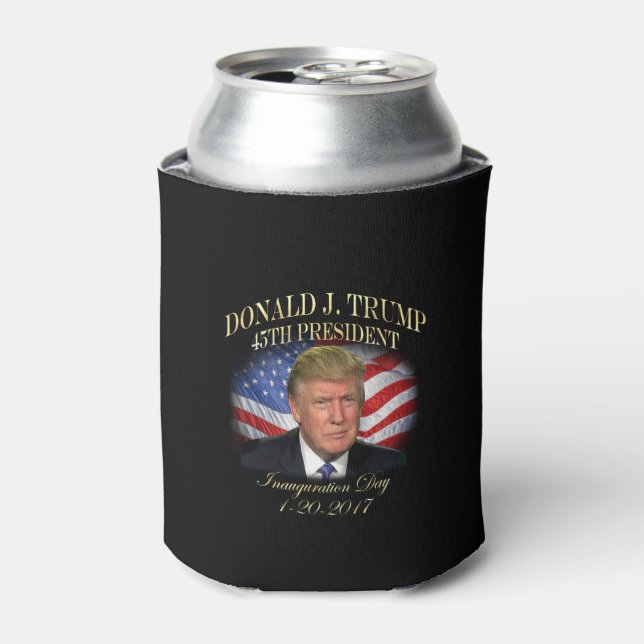 President Donald Trump Inauguration Commemorative Can Cooler (Can Front)