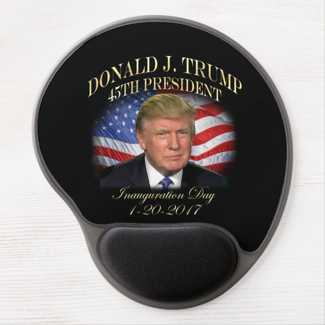 President Donald Trump Inauguration Commemorative Gel Mouse Pad (Front)