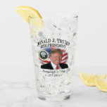 President Donald Trump Inauguration Commemorative Glass
