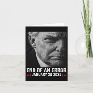 President Donald Trump Inauguration Day 2025 Memor Card