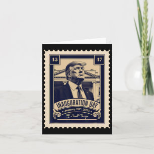 President Donald Trump Inauguration Day 2025 Posta Card
