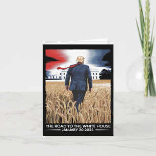 President Donald Trump Inauguration Day 2025 Vinta Card