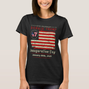 President Donald Trump Inauguration Day 2025 Vinta T-Shirt