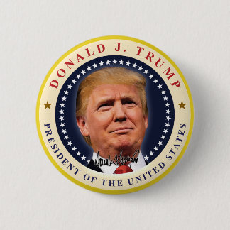 President Donald Trump Inauguration Souvenir Pinback Button