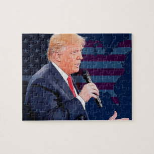 President Donald Trump Jigsaw Puzzle