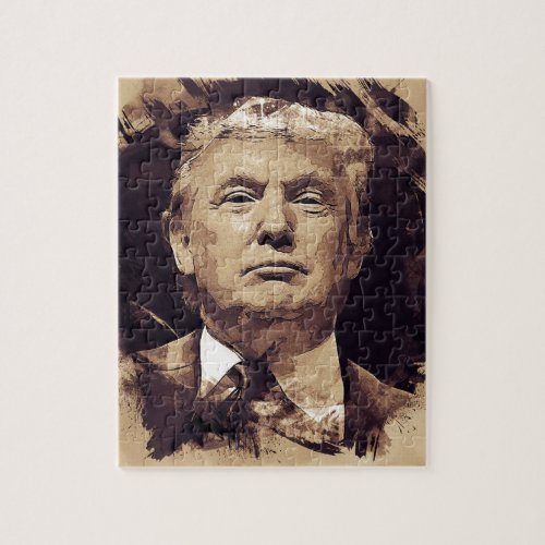 President Donald Trump Jigsaw Puzzle