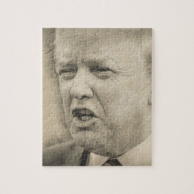 President Donald Trump Jigsaw Puzzle (Vertical)