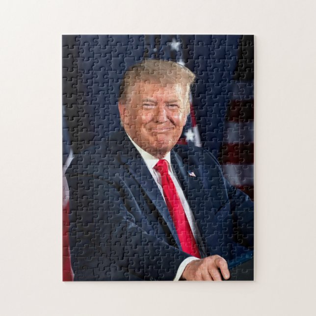 President Donald Trump July 4, 2020 & Sig Jigsaw Puzzle (Vertical)