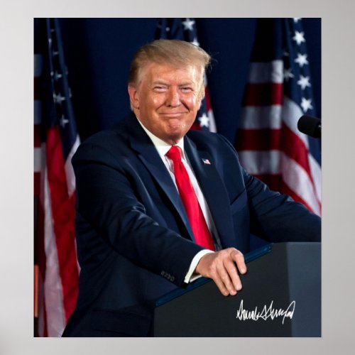President Donald Trump July 4 2020  Sig Poster