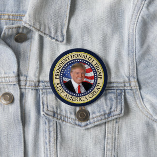 President Donald Trump Keep America Great Button