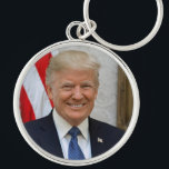 President Donald Trump Keychain<br><div class="desc">Check out Classieladiee's design! Personalize your own merchandise on any of my Products simply by clicking on the Customize button to insert your own name or text to make a unique product. Try adding text using various fonts & view a preview of your design! Zazzle's easy to customize products have...</div>